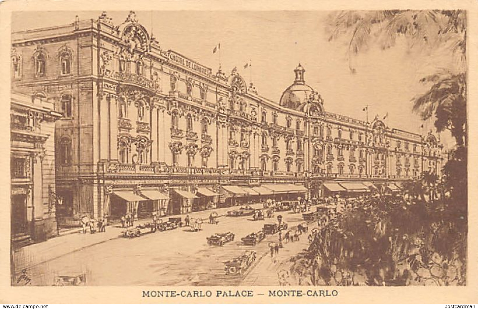Monte-Carlo - Monte-Carlo Palace - Ed. Schwob et Richard