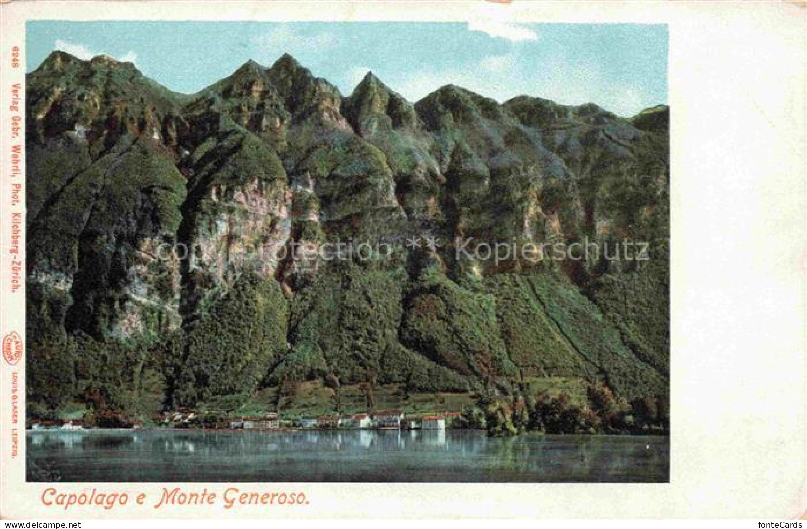 Monte-Generoso 1704m Lugano TI Capolago