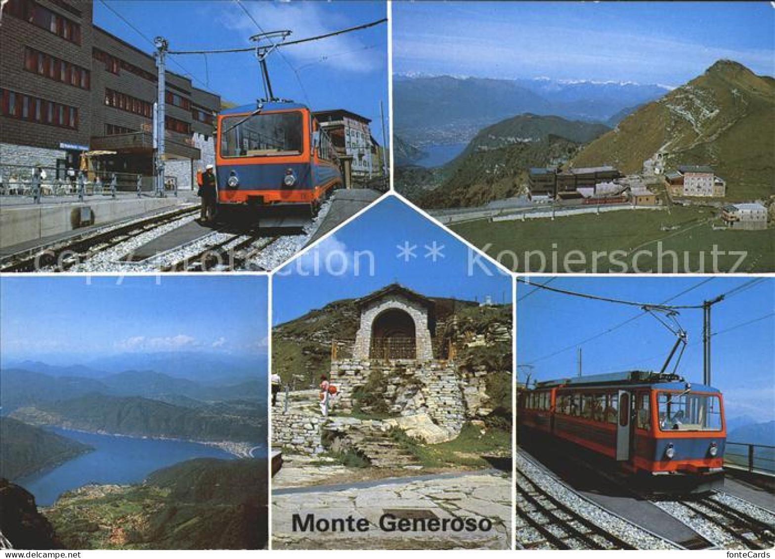 Monte Generoso Ferrovia Bahn Capolago Ristorante Monte Generoso Vetta
