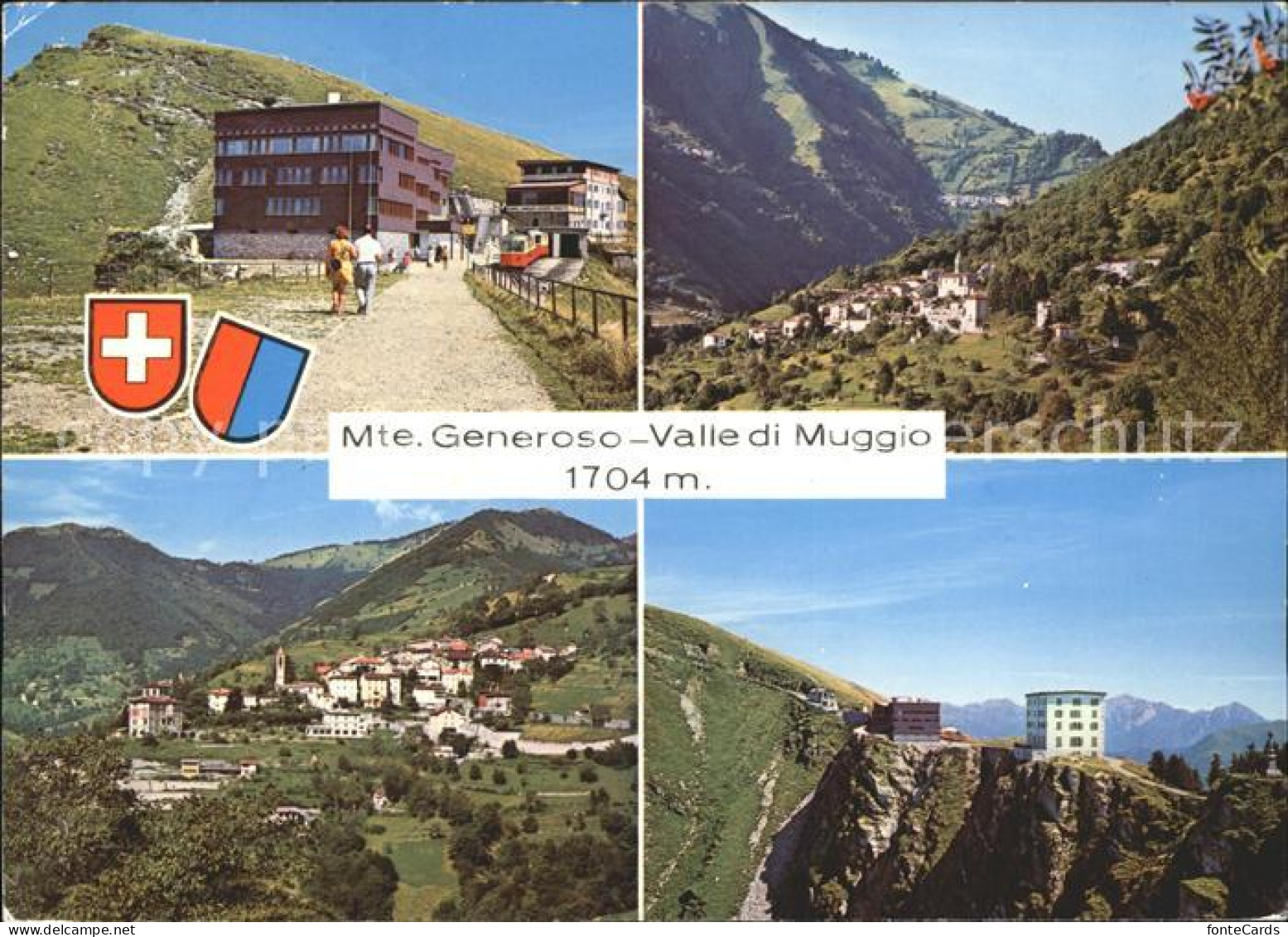 Monte Generoso mit Valle Muggio Panorama