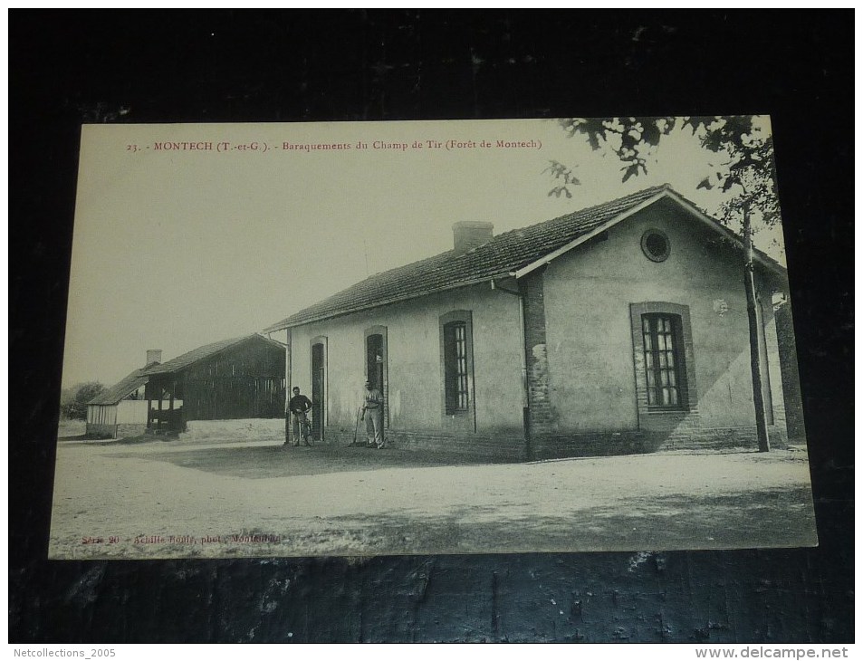 MONTECH - BARAQUEMENTS DU CHAMP DE TIR (forêt de Montech) - 82 TARN & GARONNE (Q)