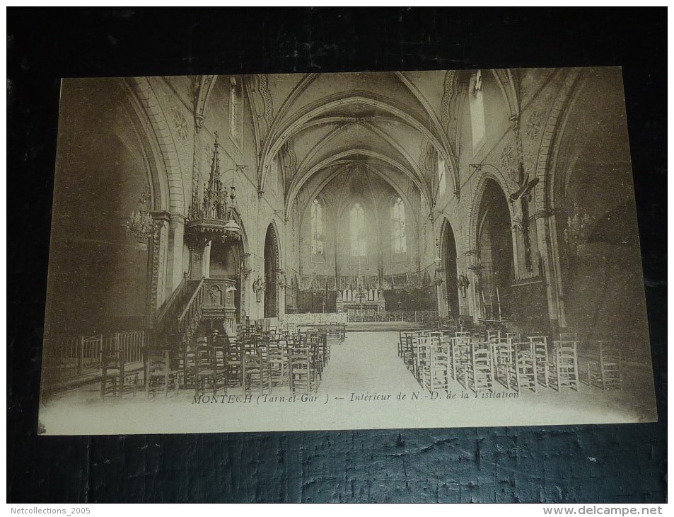 MONTECH - INTERIEUR DE N-D DE LA VISITATION - 82 TARN & GARONNE (Q)