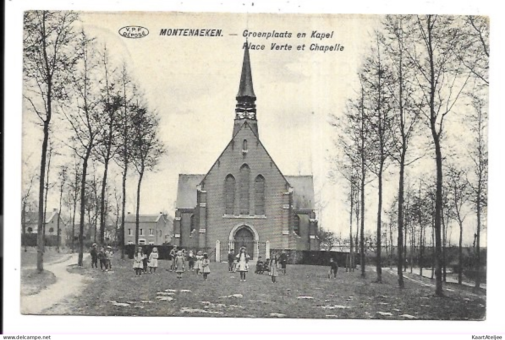 Montenaken - Groenplaats en Kapel.