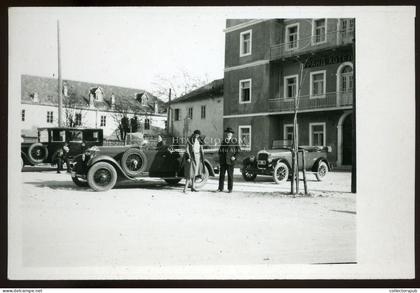 CETINJE 1929.  Automobilok, fotós képeslap