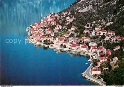 Perast Montenegro Fliegeraufnahme