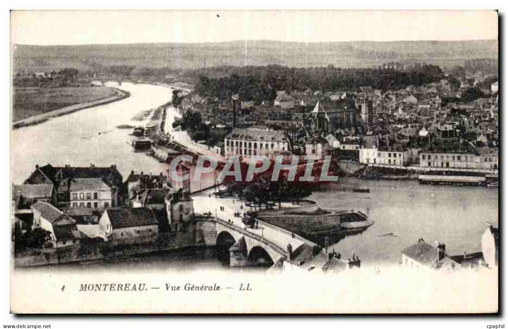 Montereau - Vue Generale - CPA