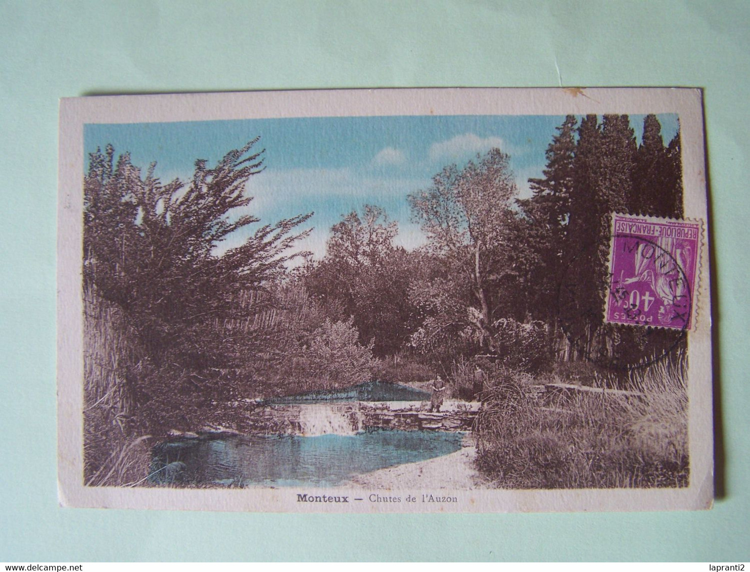 MONTEUX (VAUCLUSE) LES ARBRES. CHUTES DE L'AUZON.