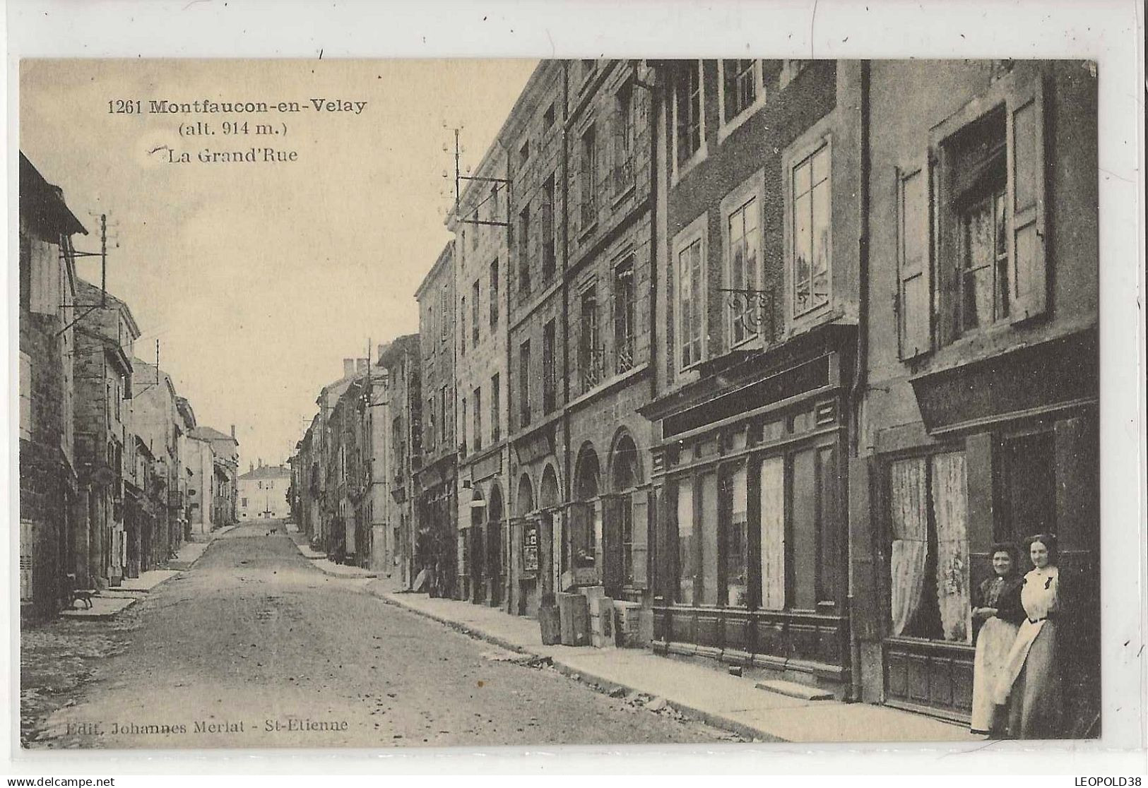 Montfaucon en Velay La Grand'Rue