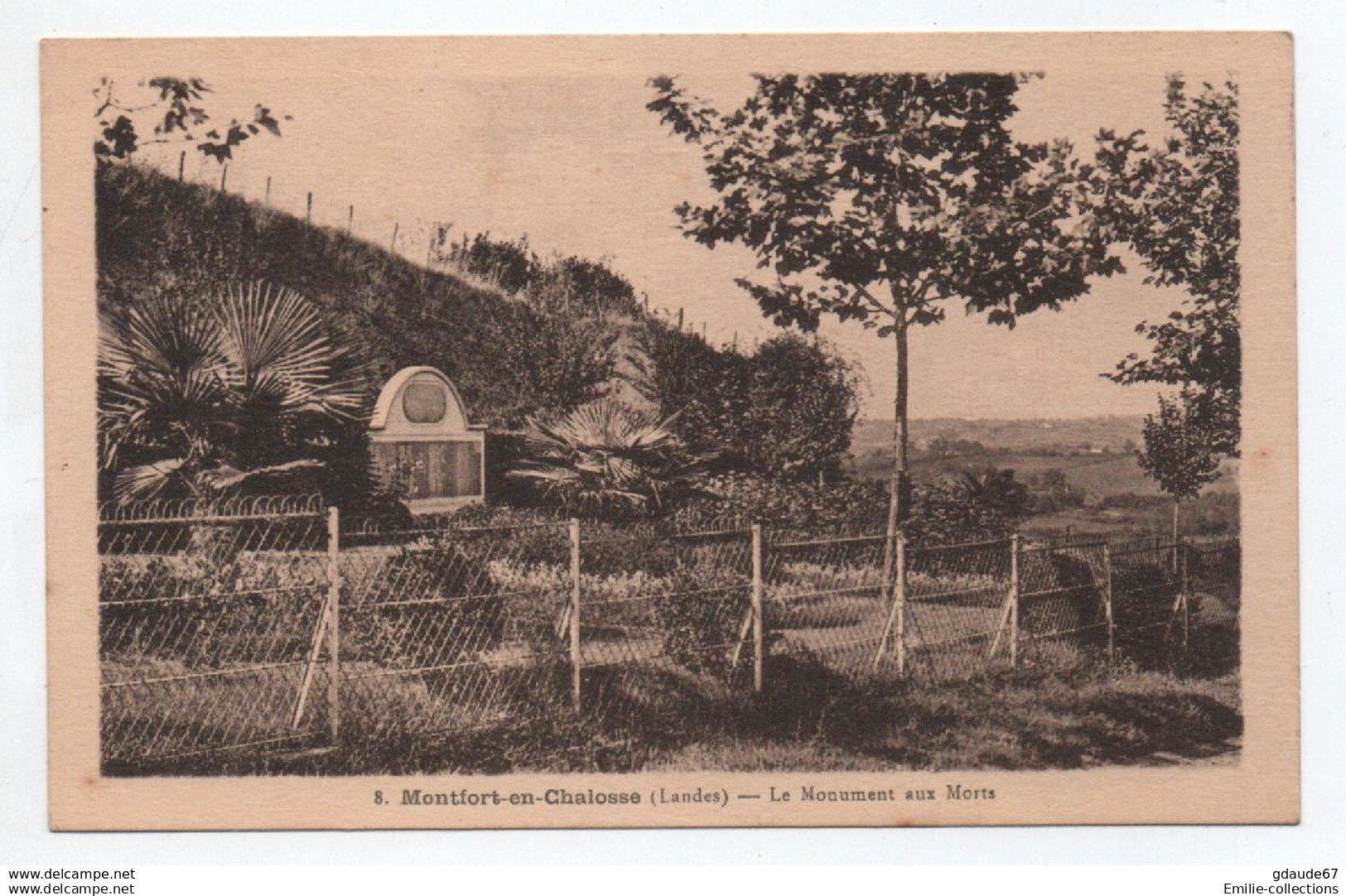 MONTFORT EN CHALOSSE (40) - LE MONUMENT AUX MORTS