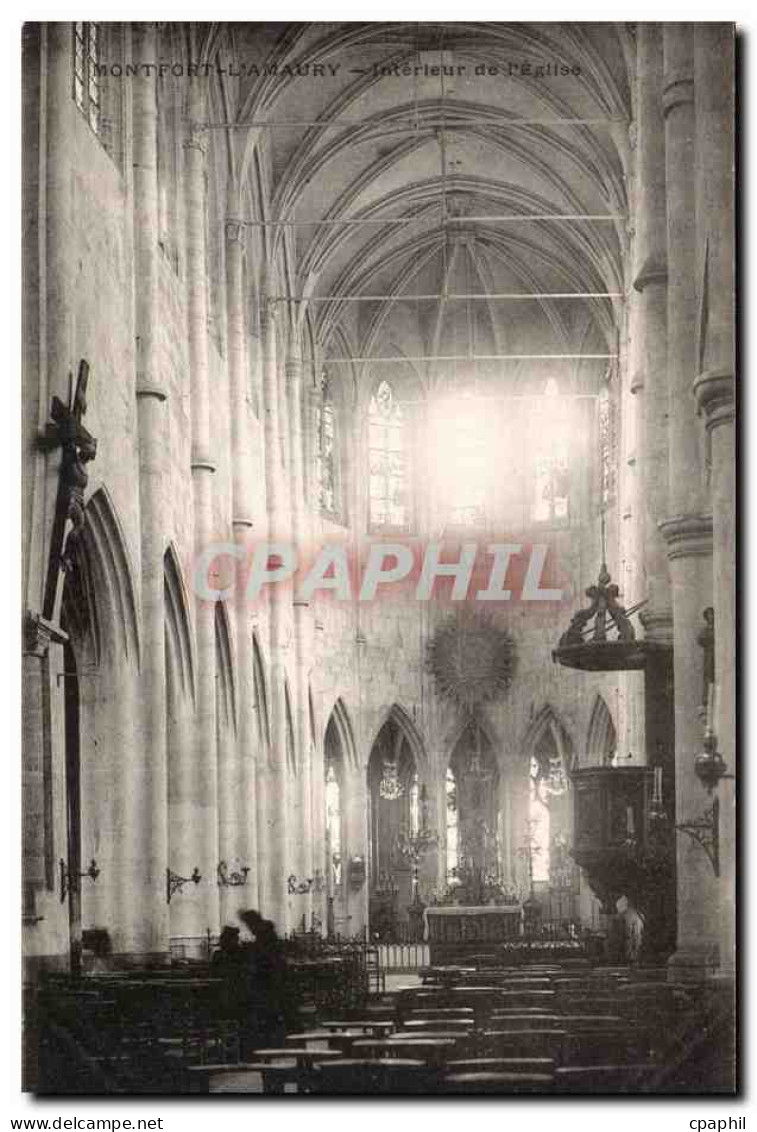 Montfort L'Amaury - L'Eglise - CPA