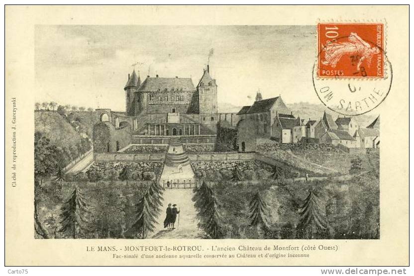 MONTFORT le ROTROU 72 - Ancien Château de Montfort