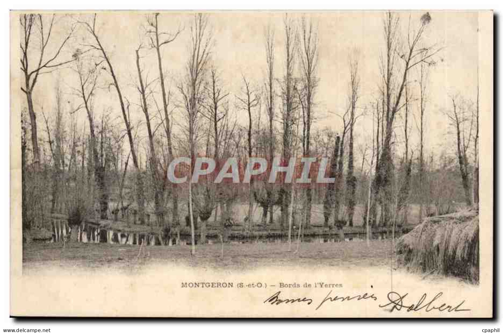 Montgeron CPA Bords de l'Yerres