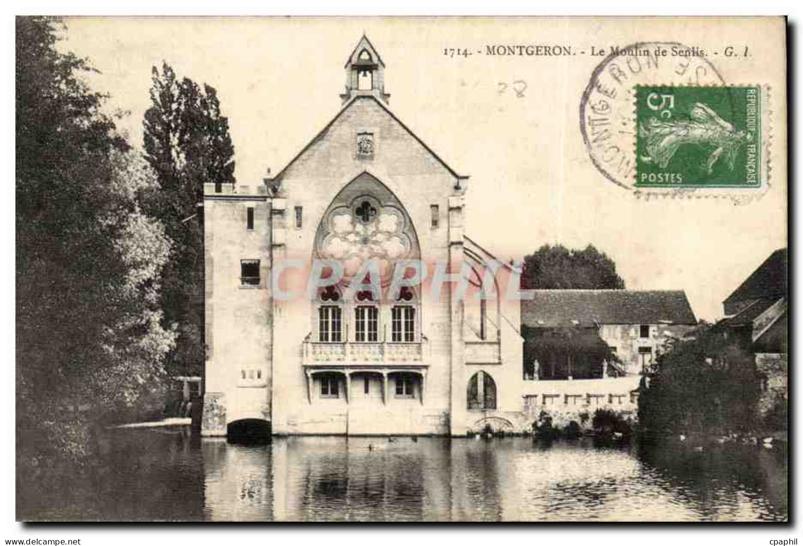 Montgeron CPA Le moulin de Senlis