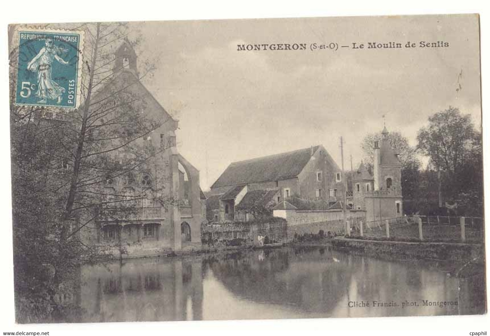 Montgeron CPA Le moulin de Senlis