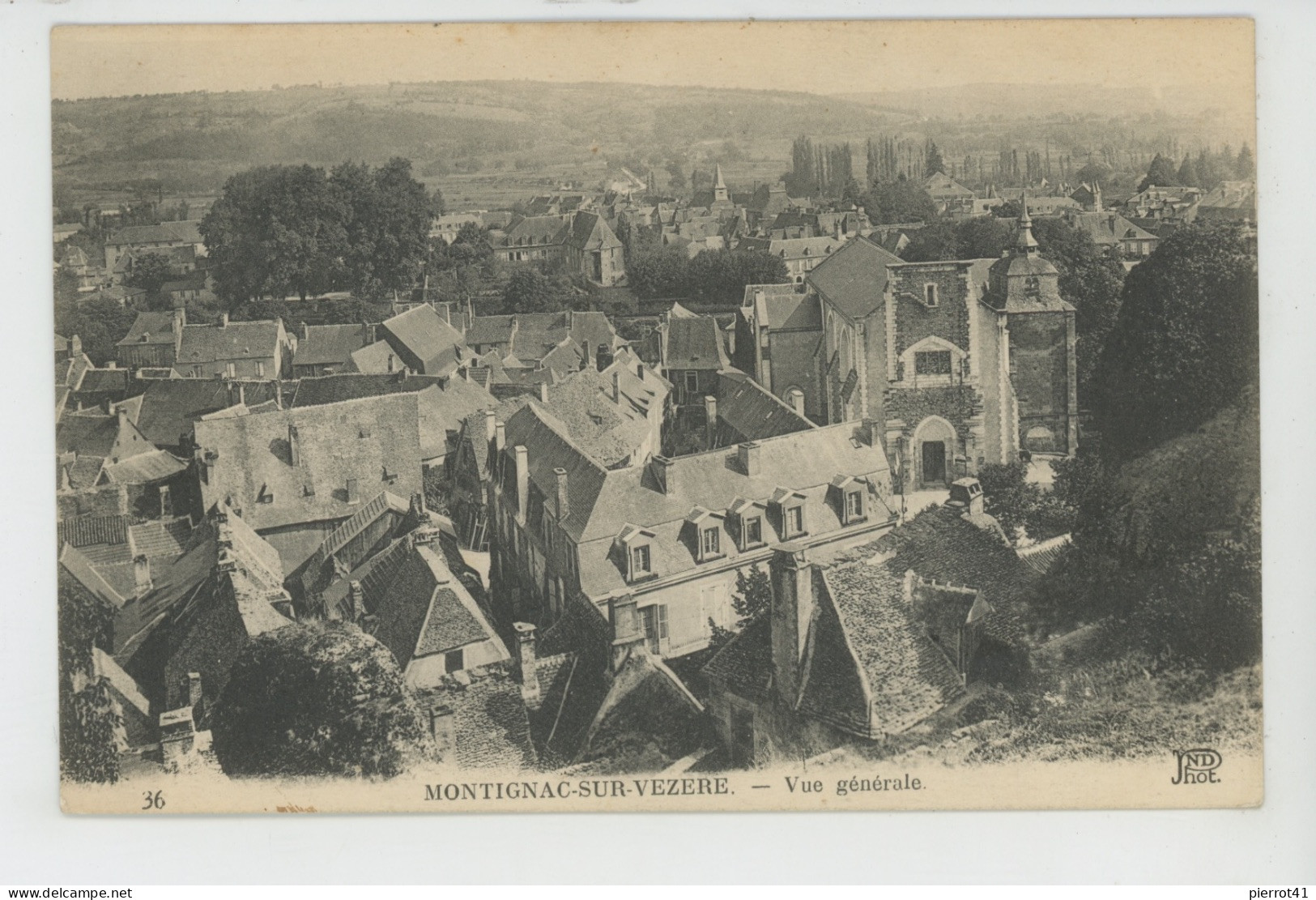 MONTIGNAC SUR VEZERE - Vue générale
