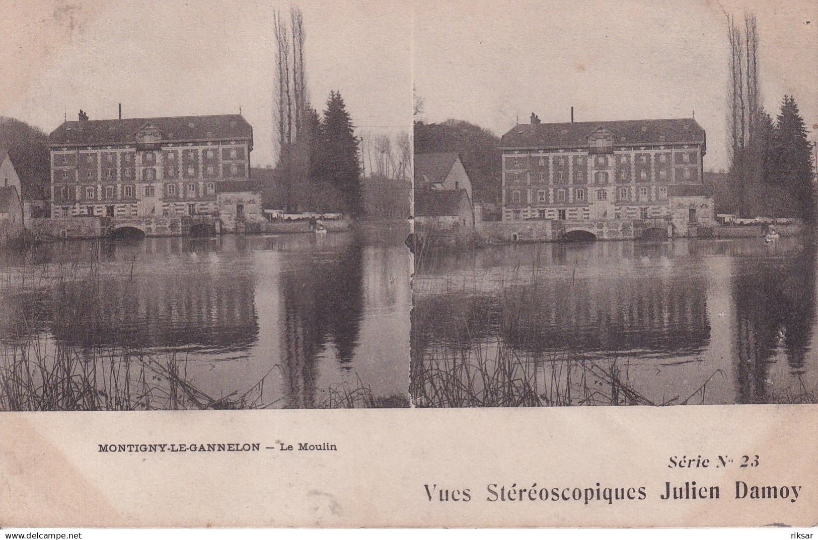 MONTIGNY LE GANNELON(CARTE STEREO) MOULIN