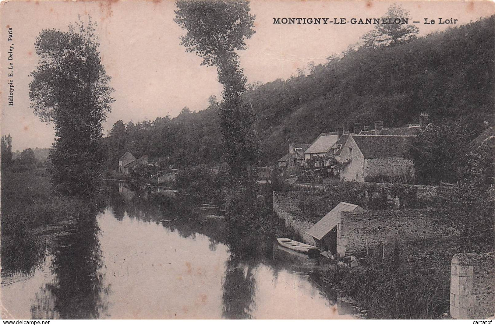 MONTIGNY LE GANNELON . Le Loir