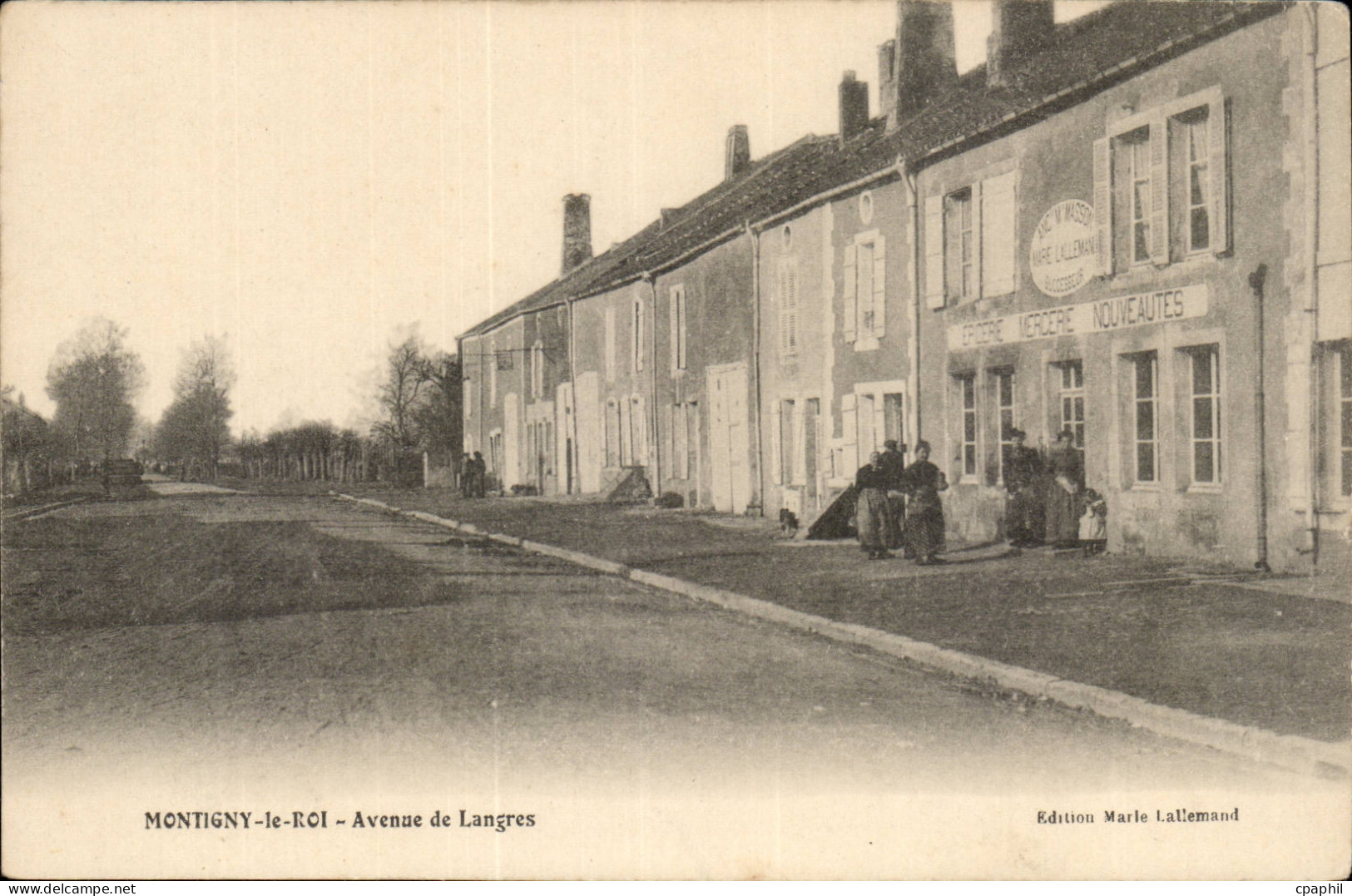 Montigny le Roi CPA Avenue de Langres