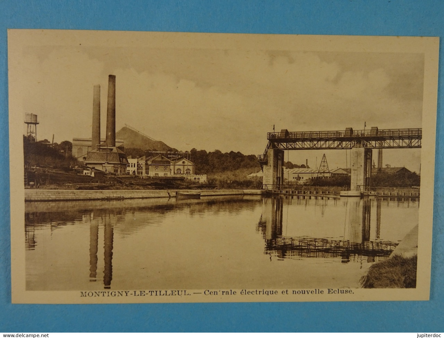 Montigny-le-Tilleul Centrale électrique et nouvelle Ecluse