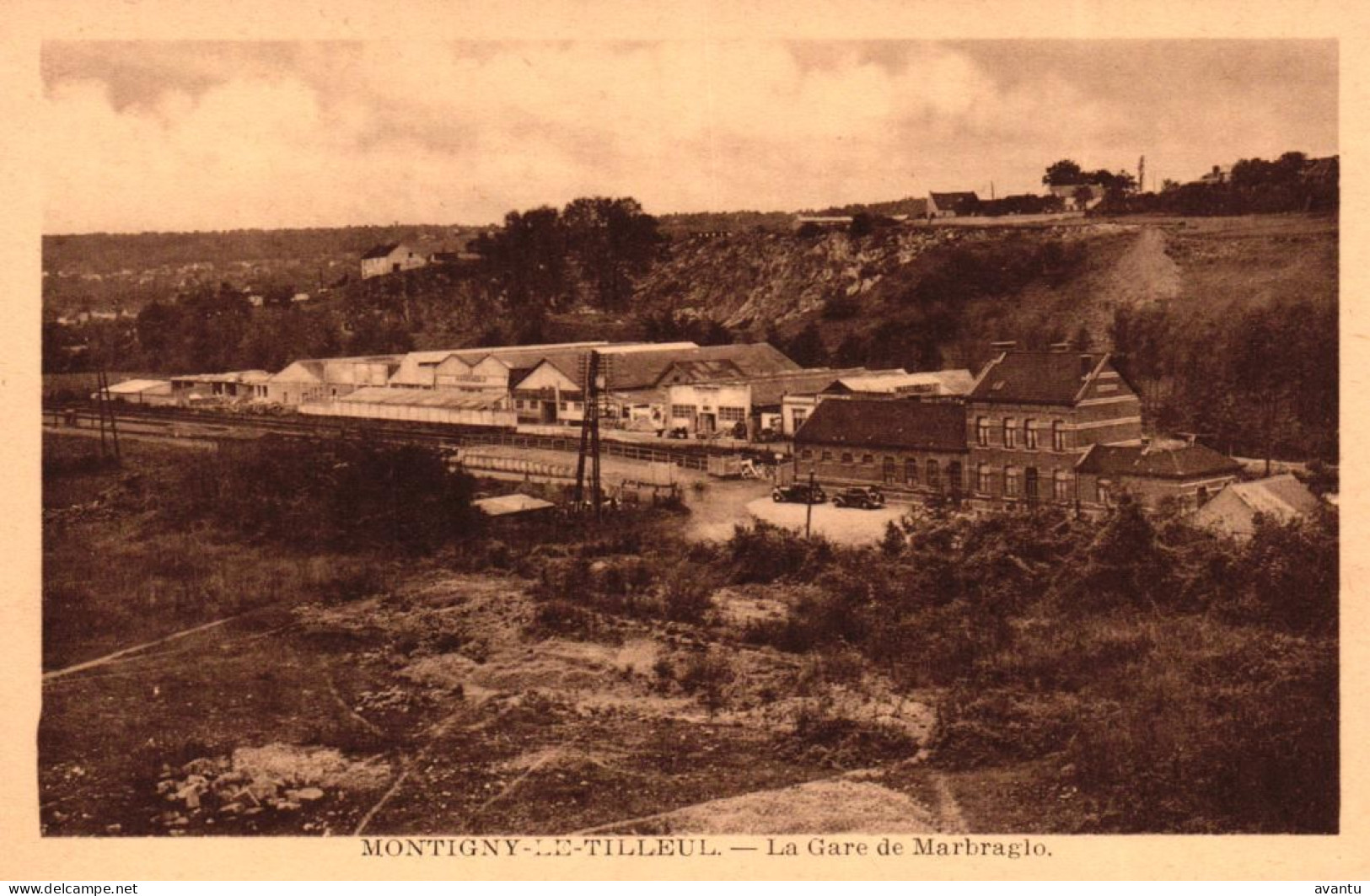 MONTIGNY LE TILLEUL / LA GARE DE MARBRAGLO