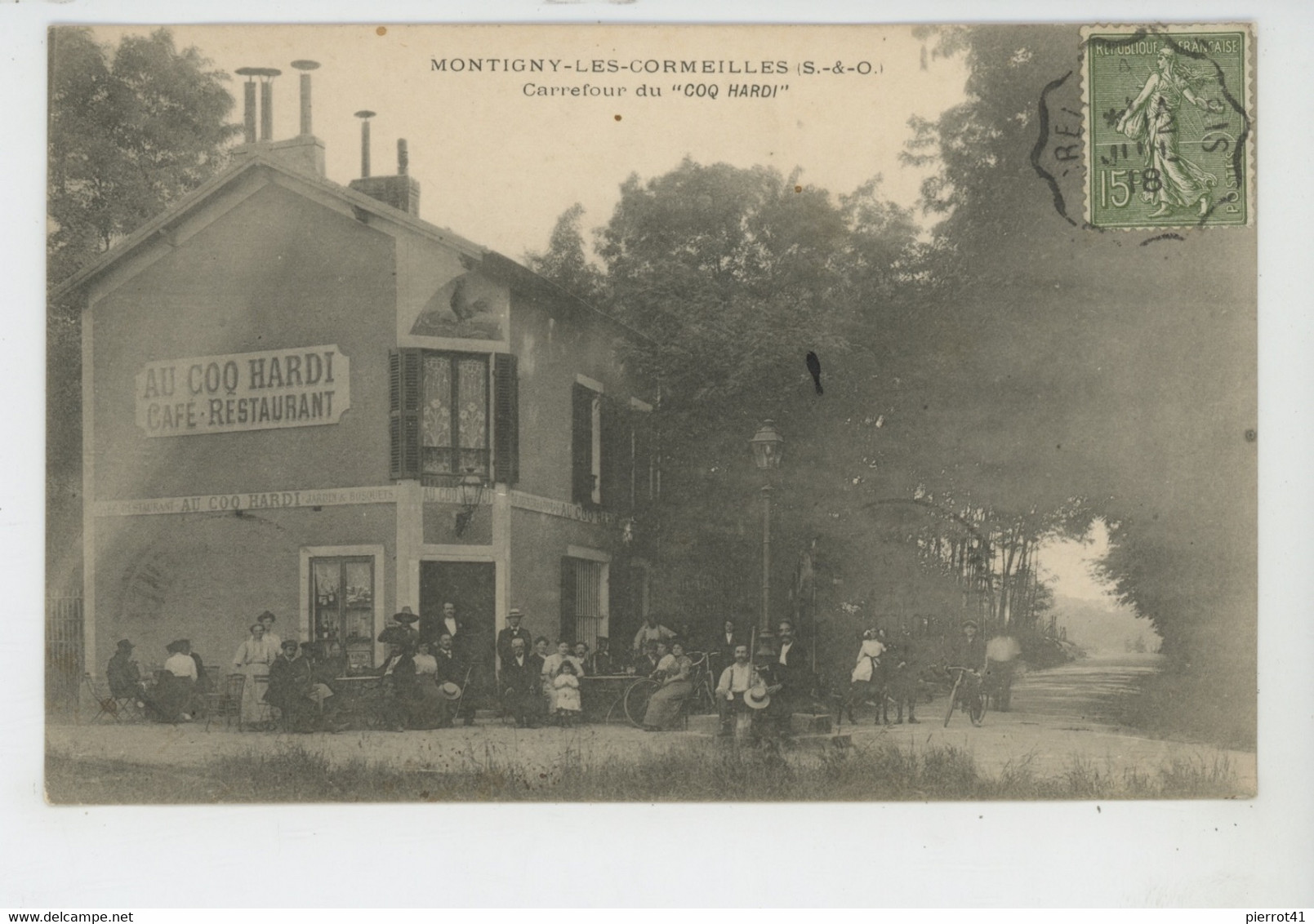 MONTIGNY LES CORMEILLES - Carrefour du "COQ HARDI "
