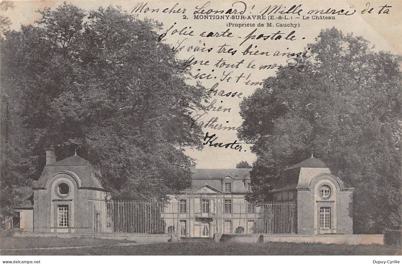 MONTIGNY SUR AVRE - Le Château - très bon état