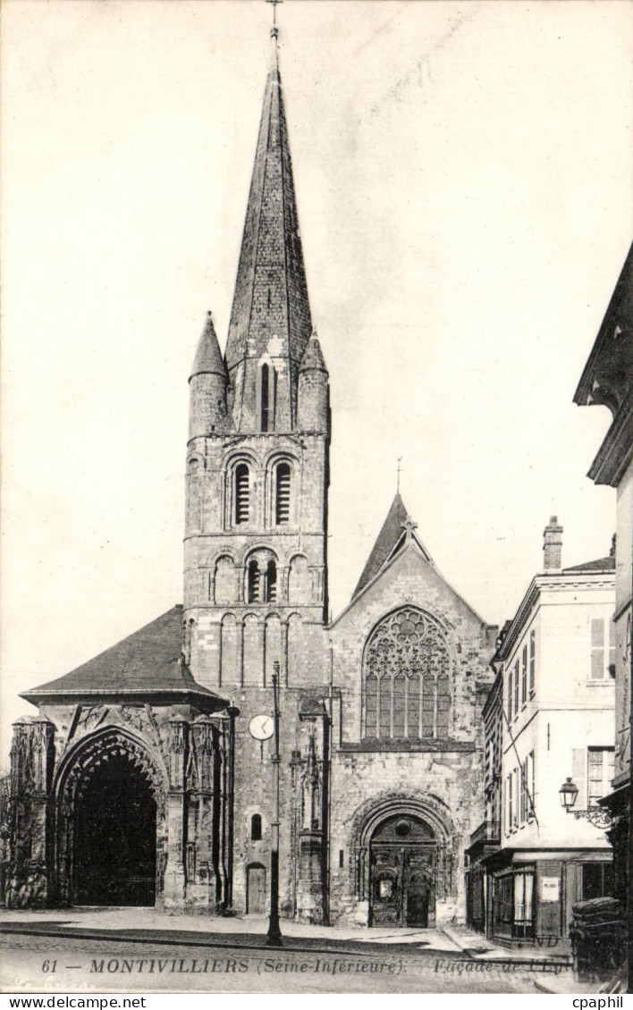 Montivilliers CPA Facade de l'eglise