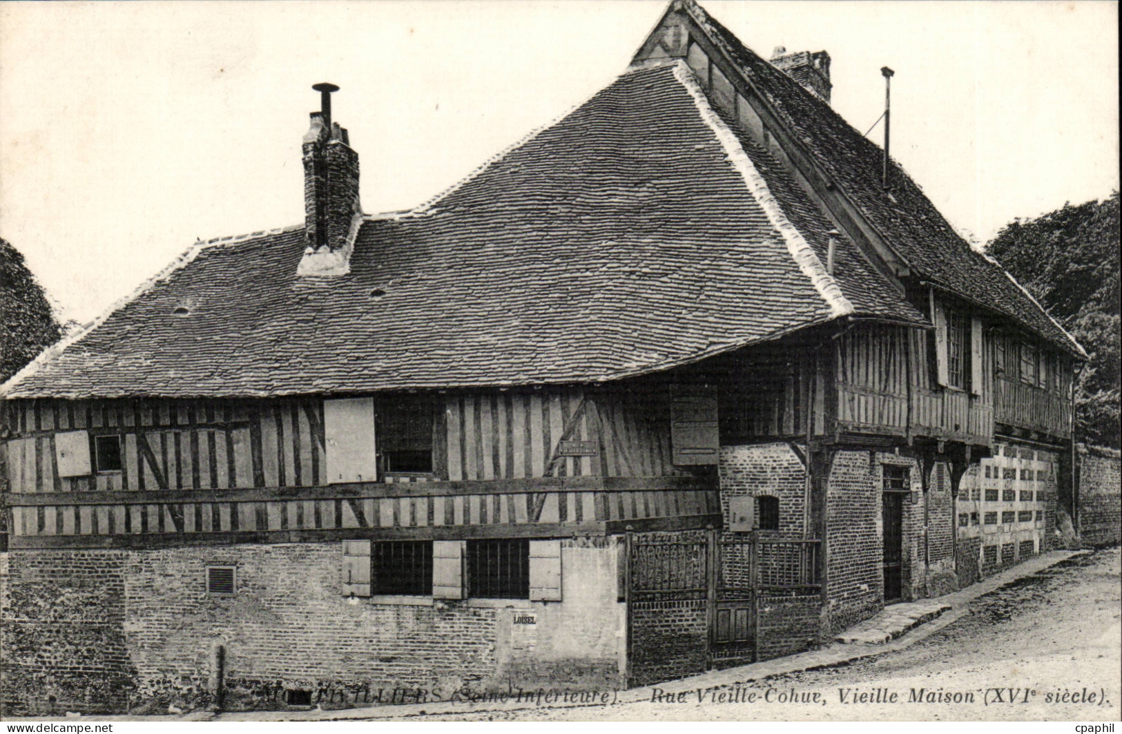 Montivilliers CPA Rue vieille cohue Vieille maison
