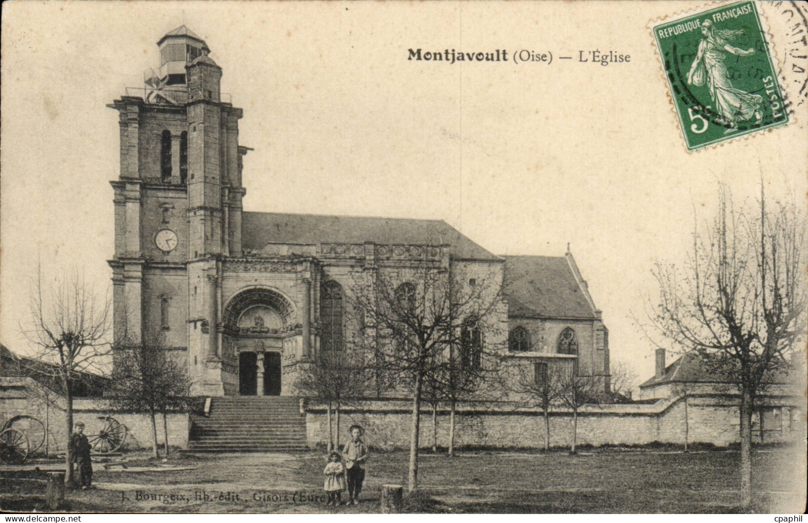 Montjavoult CPA L'eglise