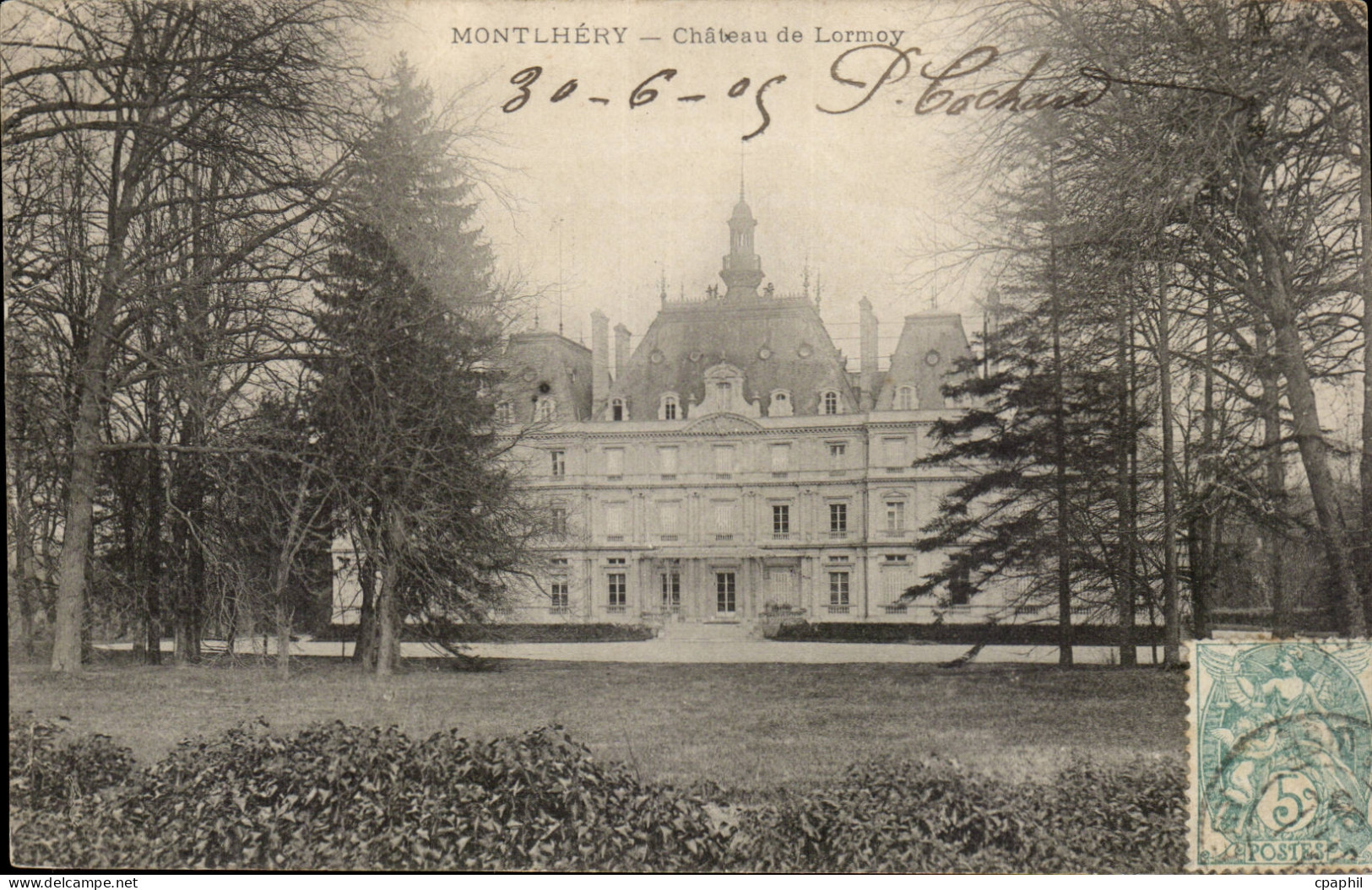 Montlhery CPA Chateau de Lormoy