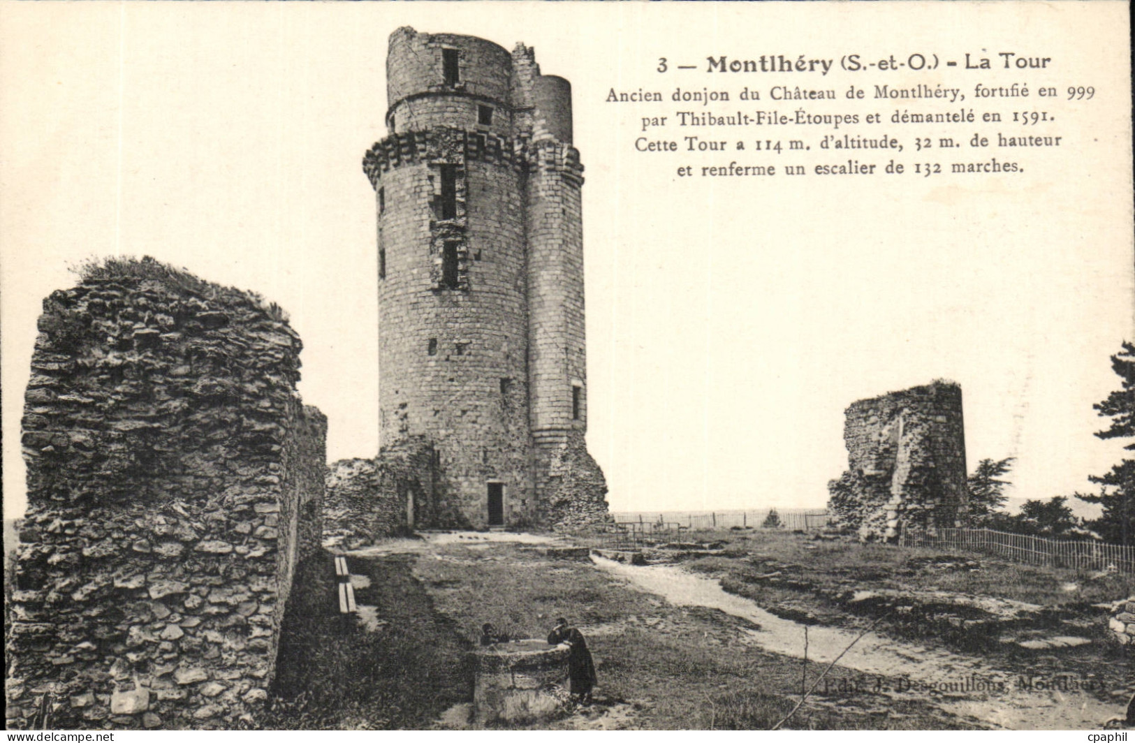 Montlhery CPA La tour