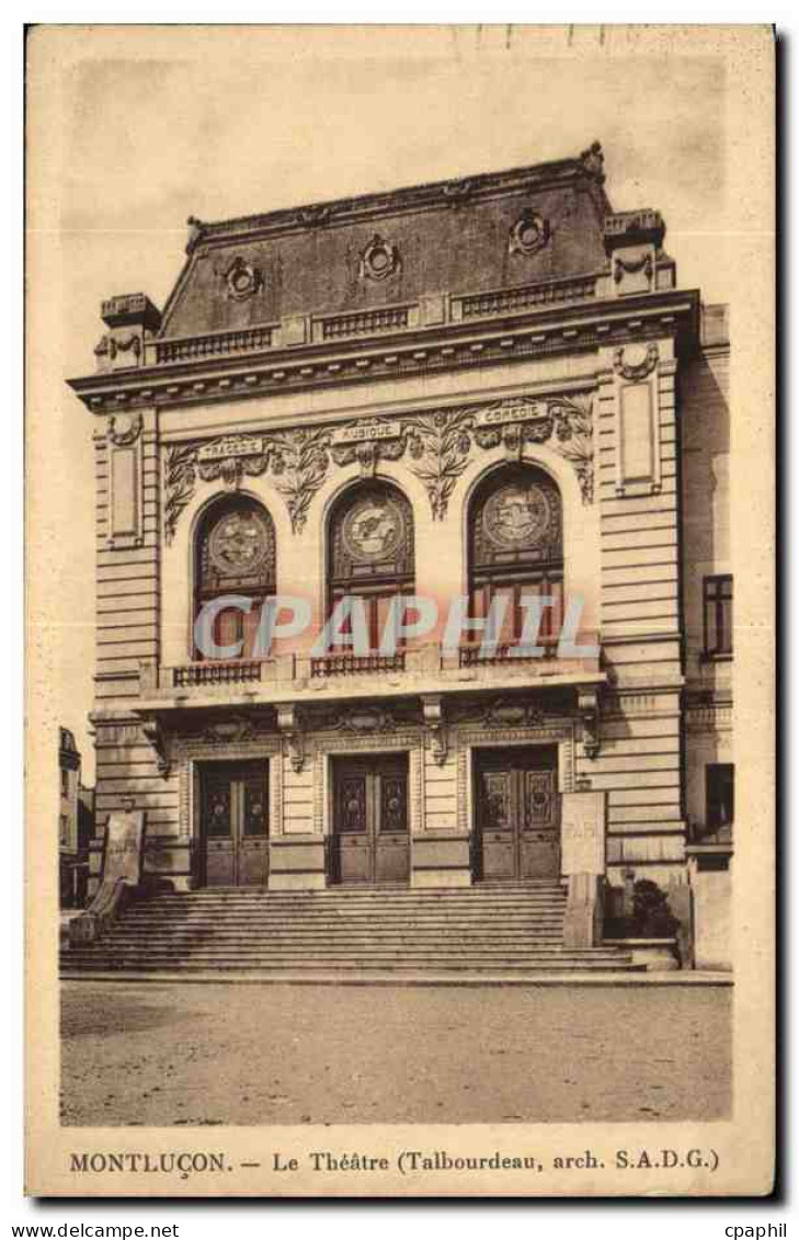 Montlucon - Le Theatre - CPA