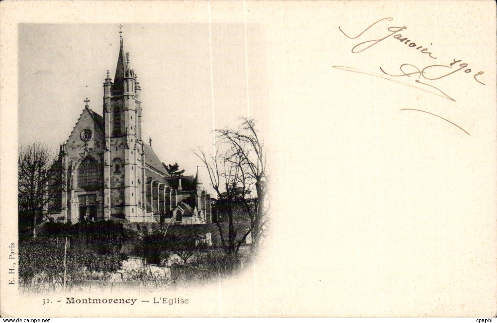 Montmorency CPA L'eglise