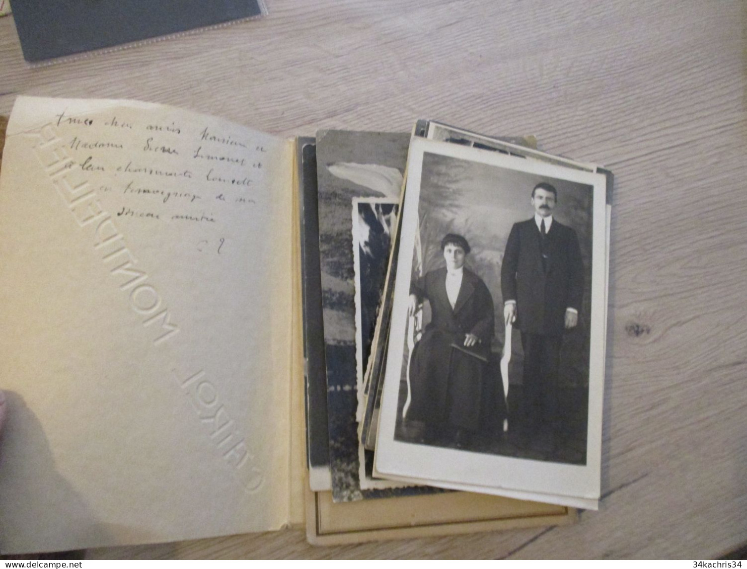 Montpellier Fond d'archive CPA Carte Photos photos Sourds et muets l'Abbé de l'Epée