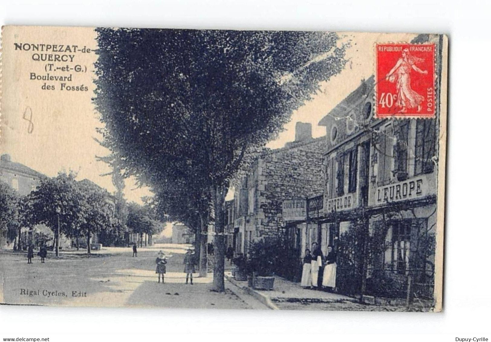 MONTPEZAT DE QUERCY - Boulevard des Fossés - état