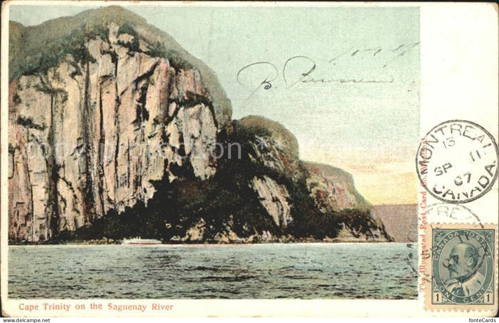 Montreal Quebec Cape Trinity on the Saguenay River