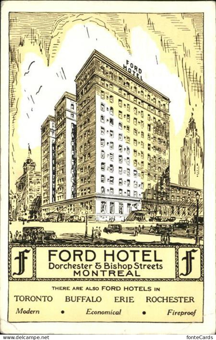 Montreal Quebec Ford Hotel Montreal