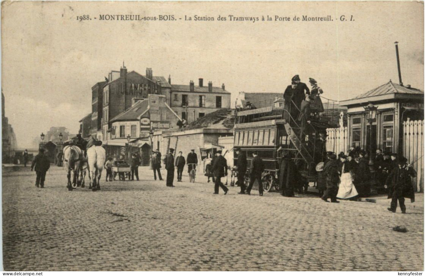 Montreuil sous Bois - La Station des Tramways