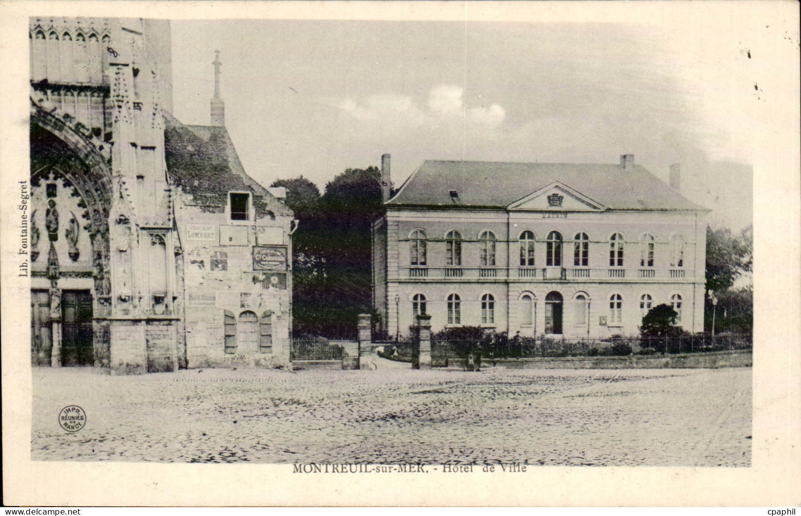 Montreuil sur Mer - Hotel de Ville - CPA