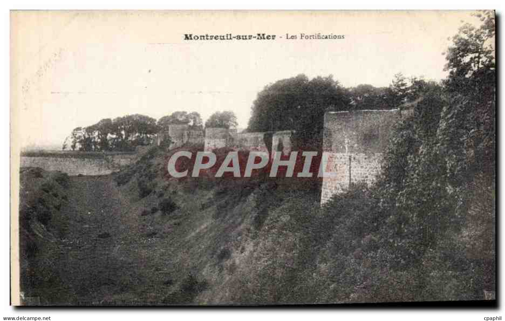 Montreuil sur Mer - Les Fortifications CPA