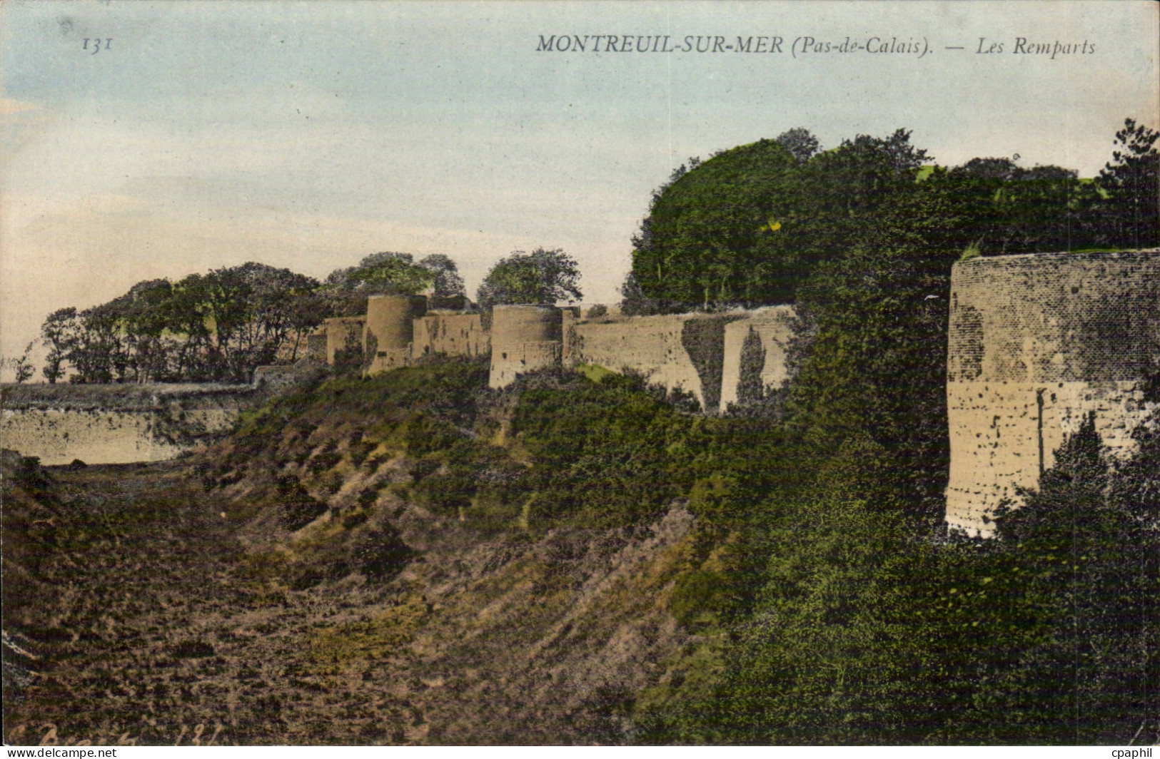 Montreuil sur Mer - Les Remparts - CPA