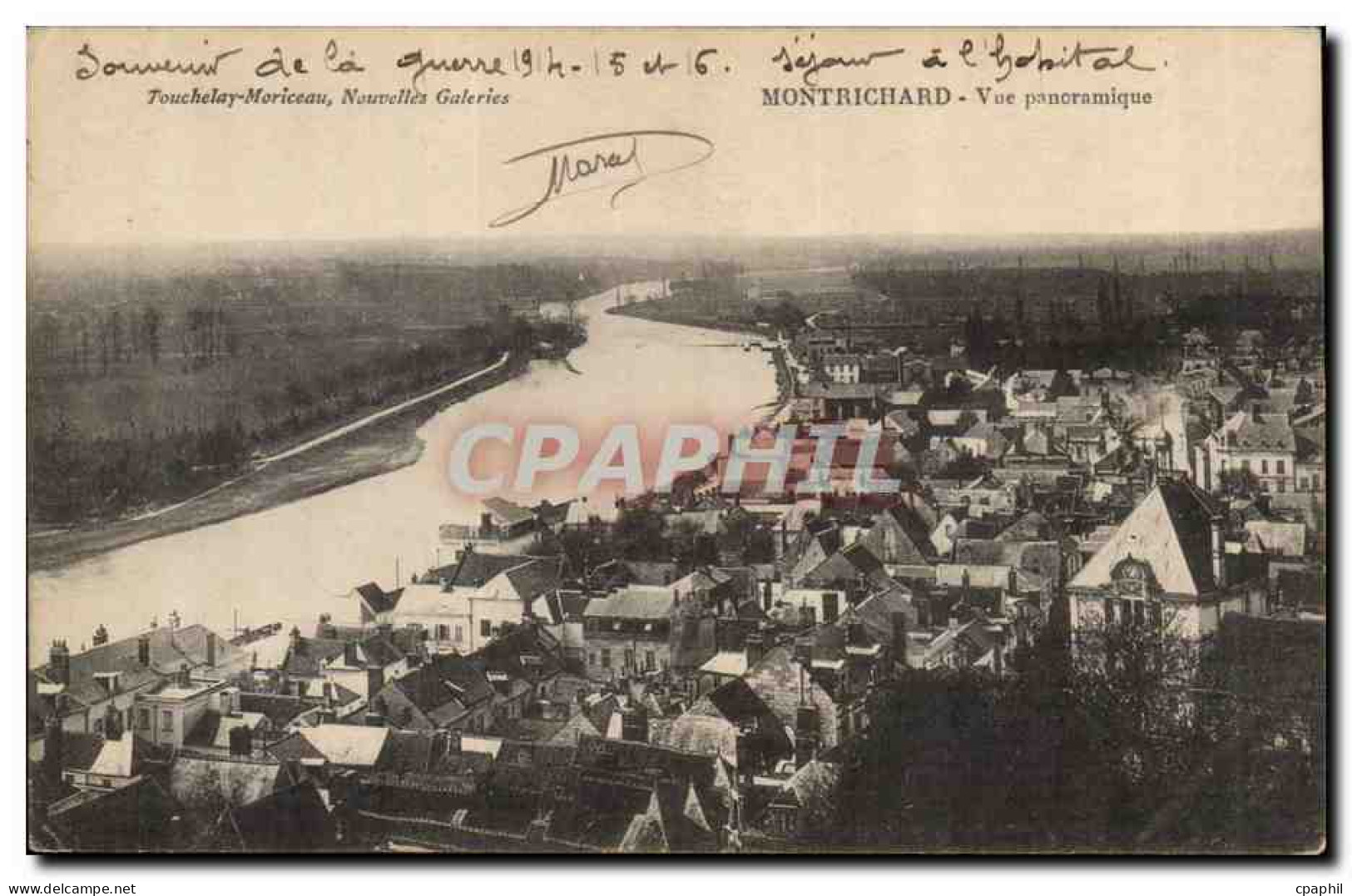 Montrichard CPA Vue panoramique