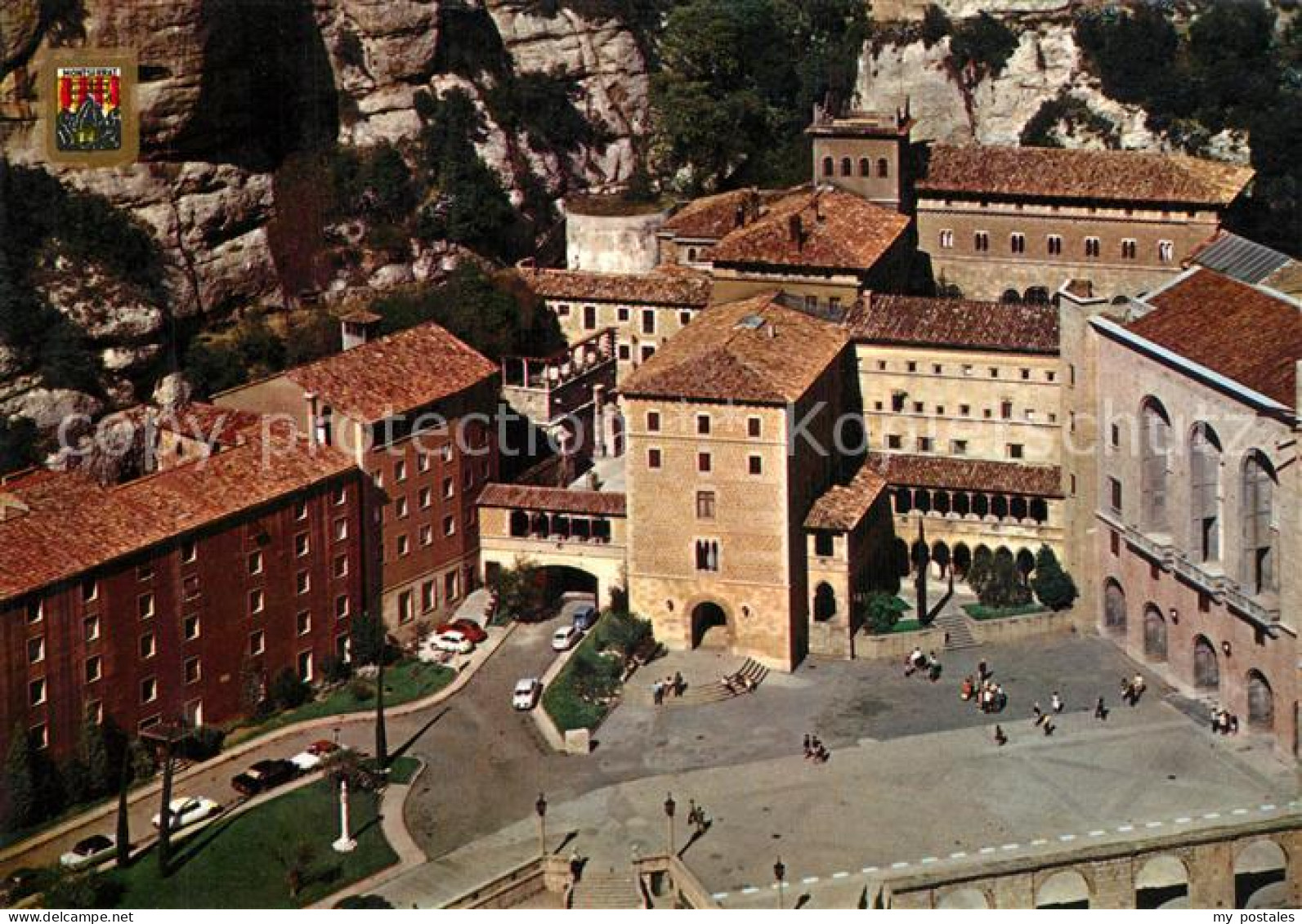 Montserrat Kloster Plazas del Santuario Klosterplatz