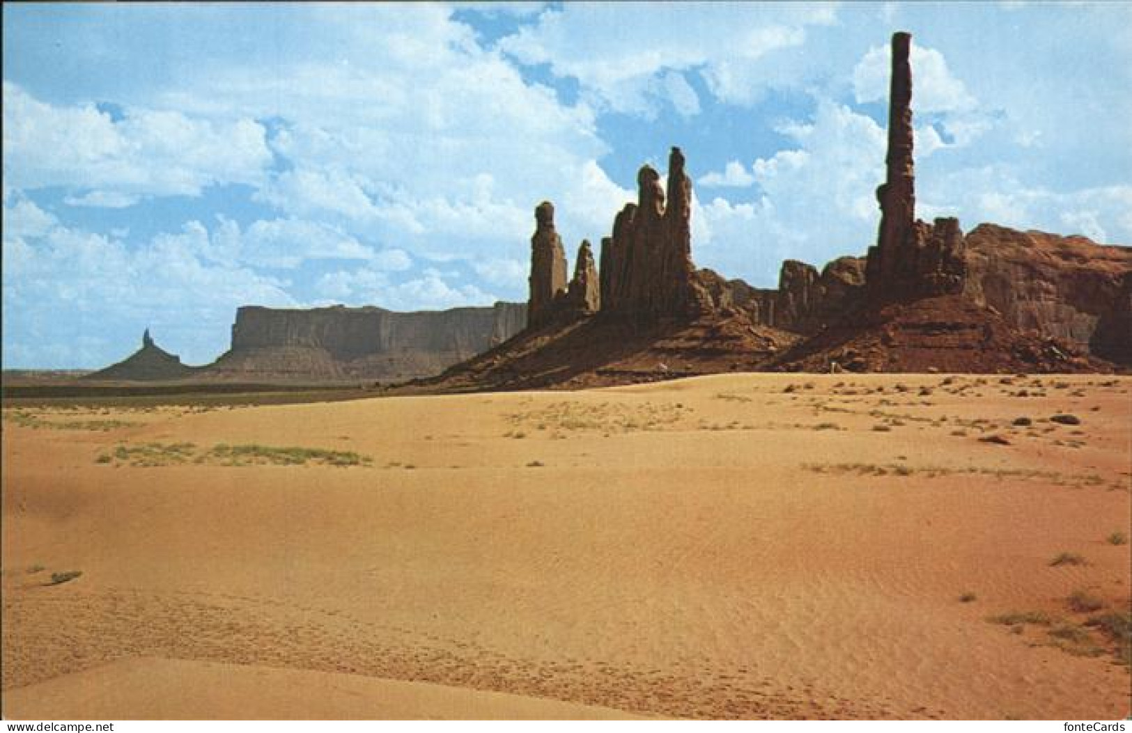 Monument Valley Totem Pole and Yei-Bichai dancers