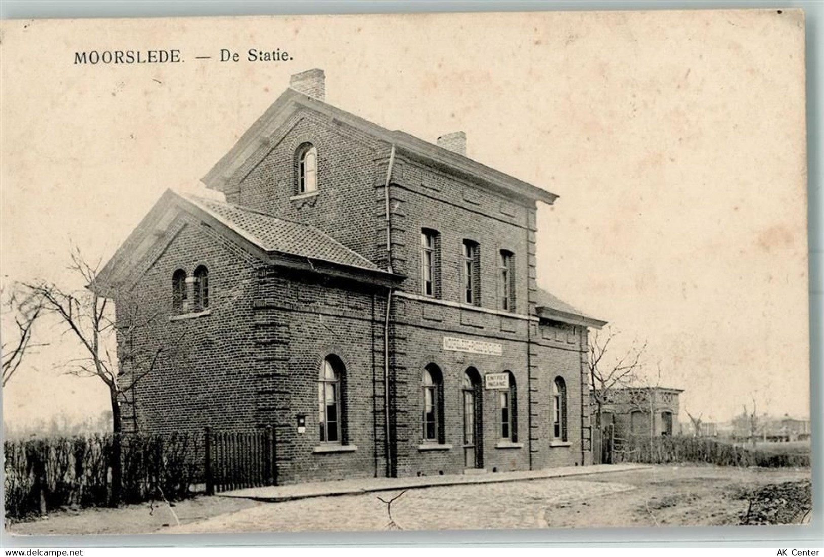 Moorslede Bahnhof AK Bahnhof Belgien 1916 - 13428599
