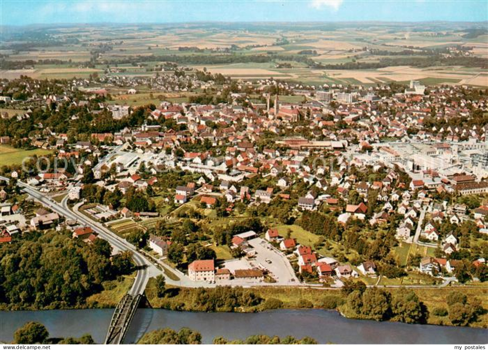 Moosburg Isar Fliegeraufnahme