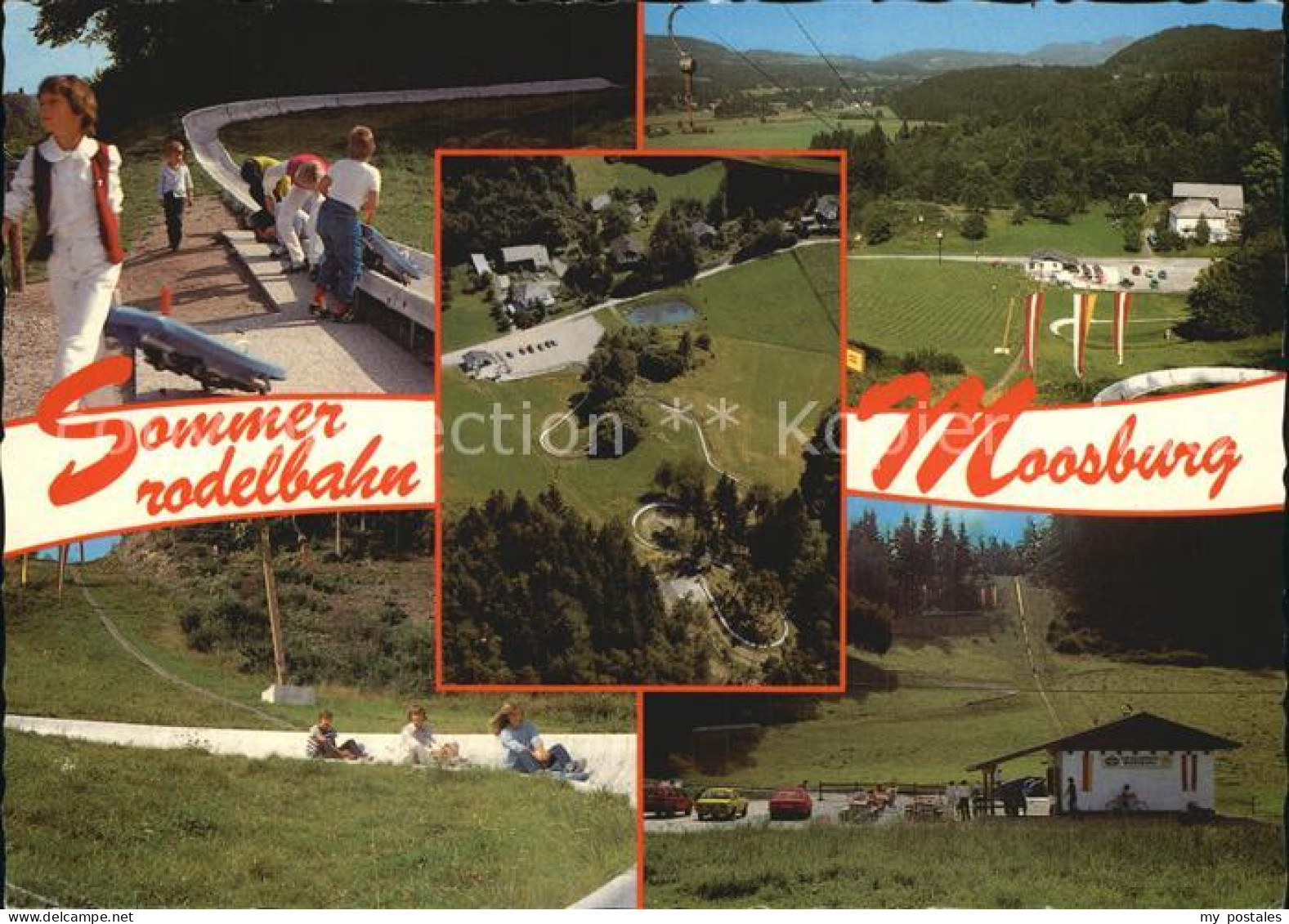 Moosburg Kaernten Sommerrodelbahn Teilansichten