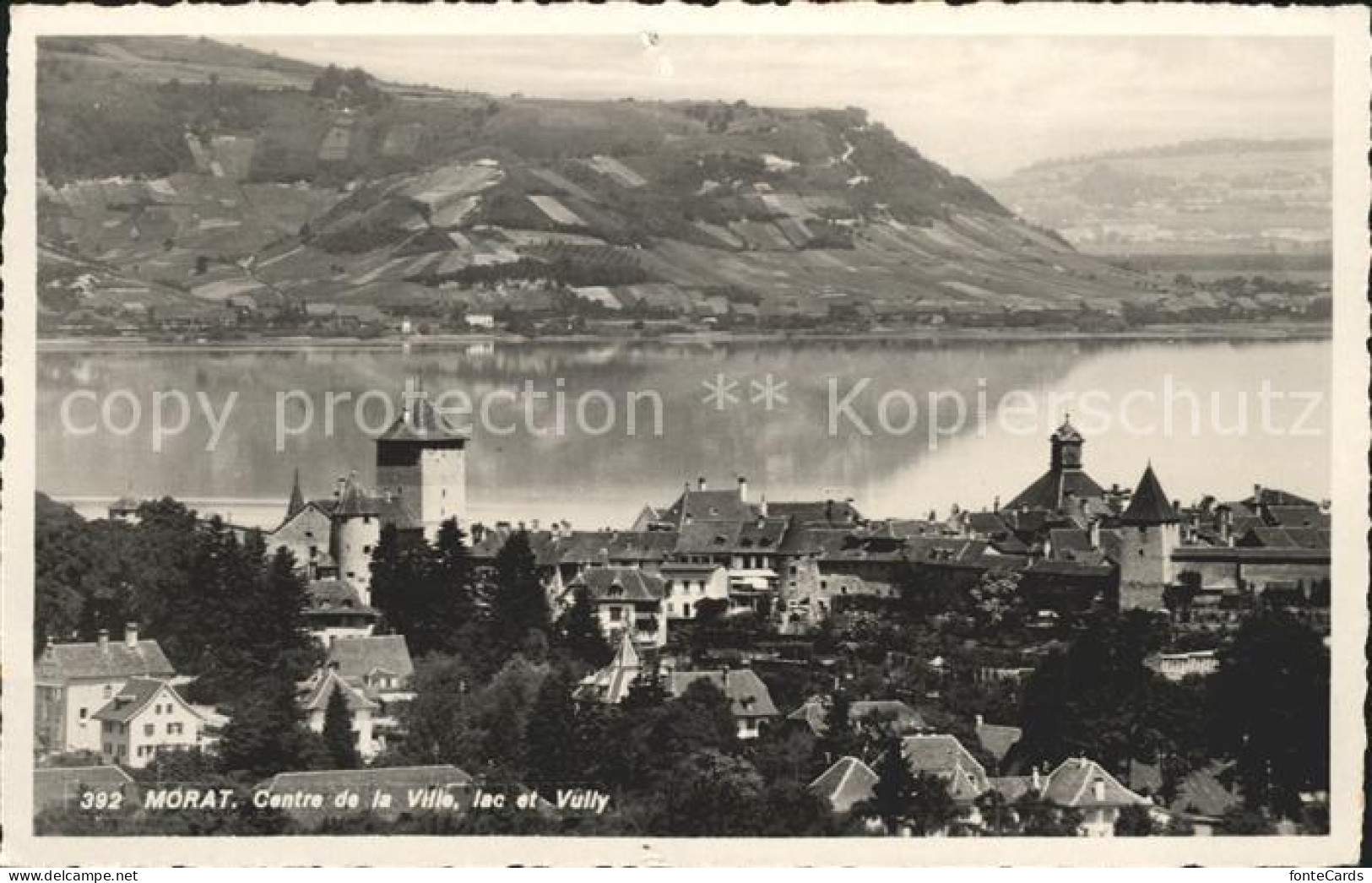 Morat Murten Centre de la Ville Lac et Vully