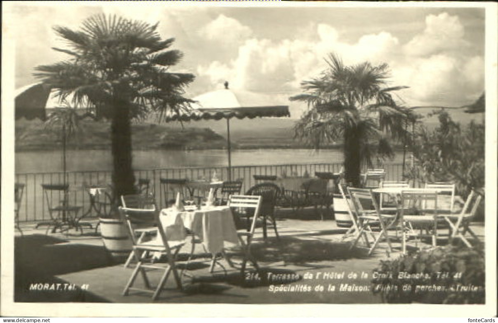 Morat Murten Morat Hotel x 1932