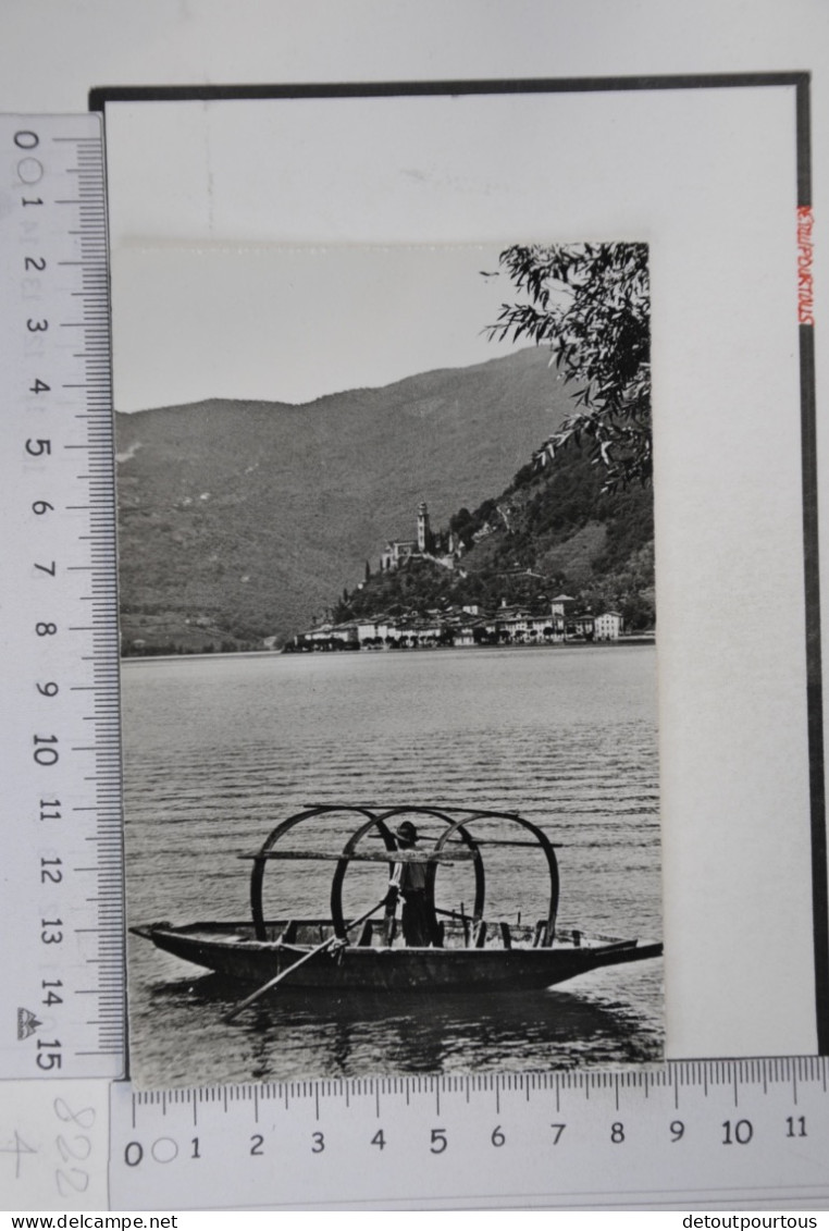 MORCOTE sull lago di Lugano verso Morcote / barque de pêche pêcheur fisher fishing boat